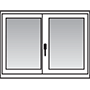 חלון ויטרינה לסלון של חברת אנדרסן המומחים בייצור והתקנה של דלתות כניסה לבית וחלונות מעוצבים